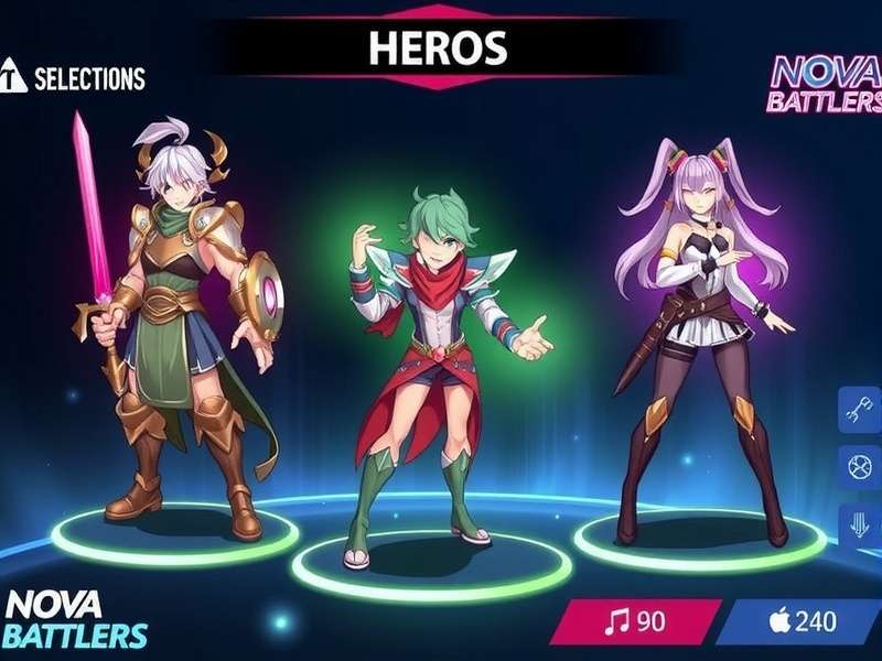 Nova Battlers Hero Roster Nova Battlers Hero Selection